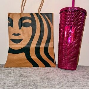 Starbucks Radiant Pink Textured Tumbler